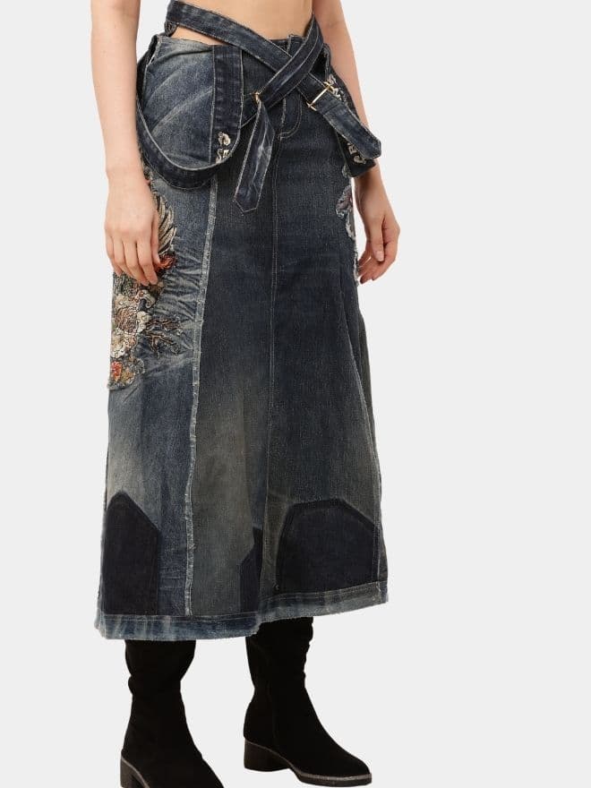 Nomad Denim Skirt thumbnail 4
