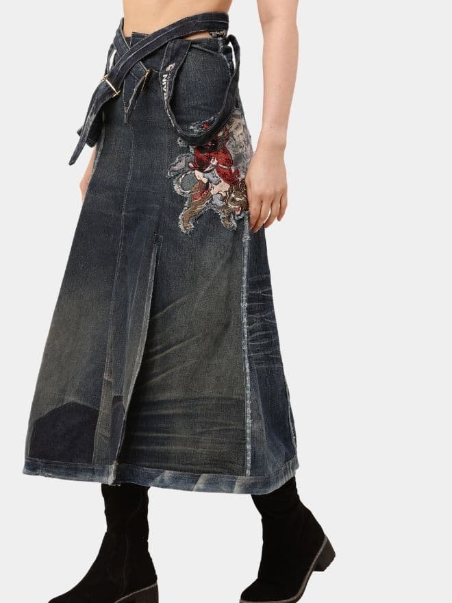 Nomad Denim Skirt thumbnail 3
