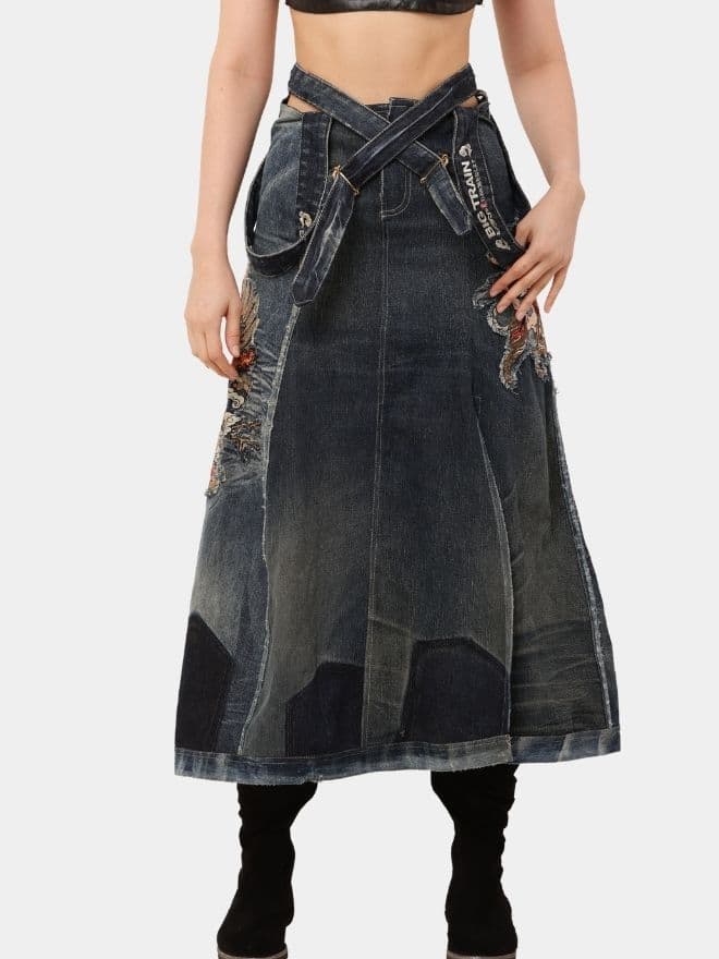 Nomad Denim Skirt thumbnail 2