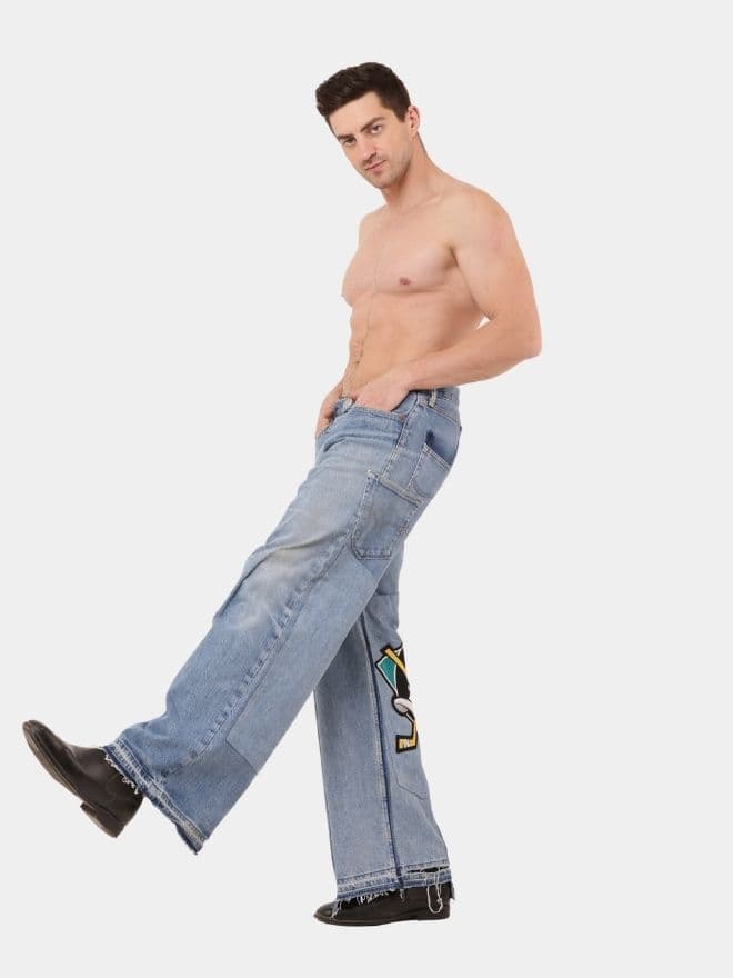 Y2K Rav Skaters Denim Pants thumbnail 4