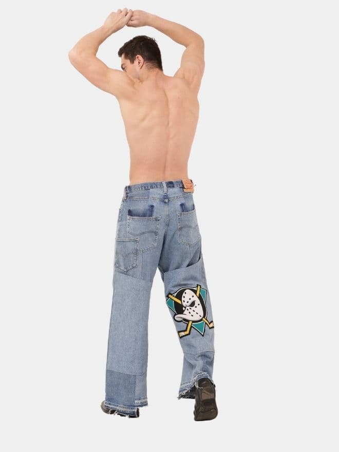 Y2K Rav Skaters Denim Pants thumbnail 3