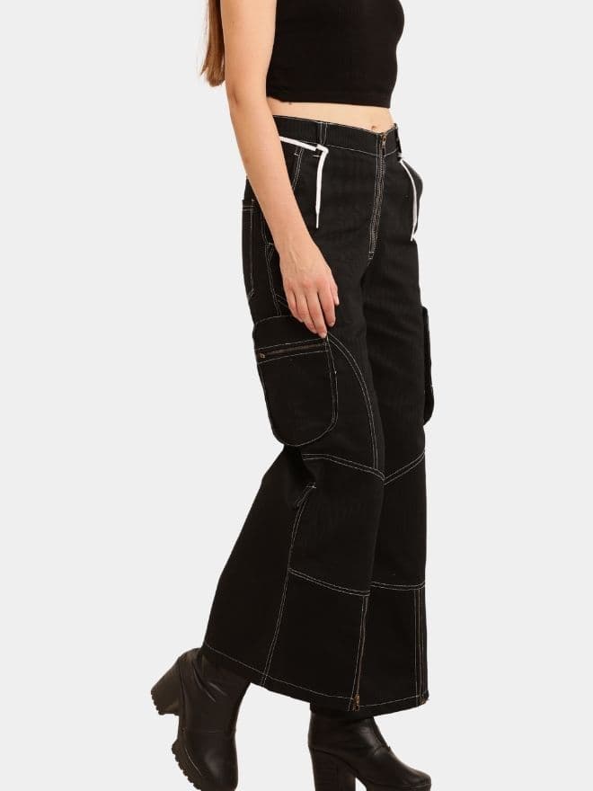 Inky Black Jeans thumbnail 4