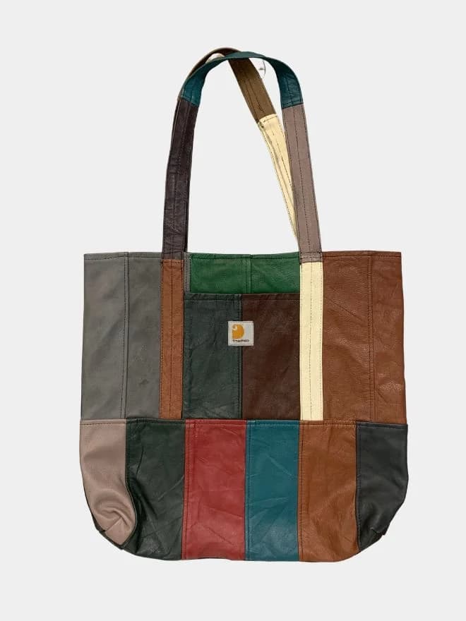 Leather Patch Carhartt Tote