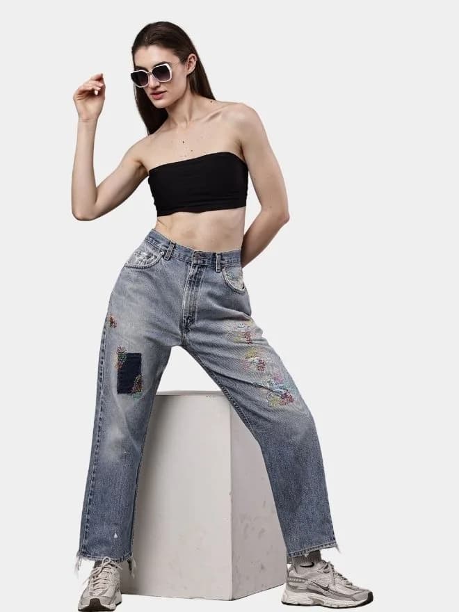 Levi’s 501 Hand-Thread Patchwork Jeans (copy) thumbnail 4