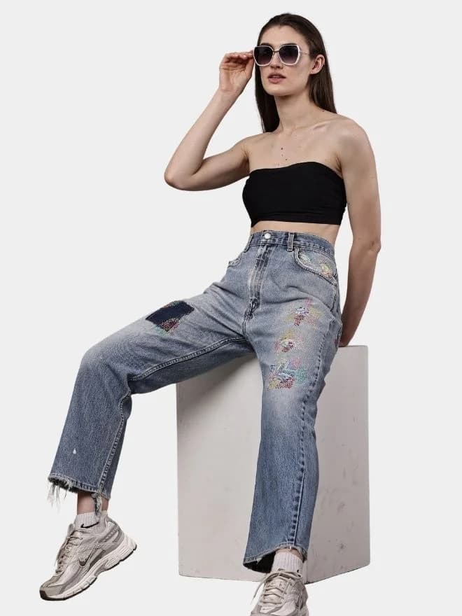 Levi’s 501 Hand-Thread Patchwork Jeans (copy) thumbnail 3
