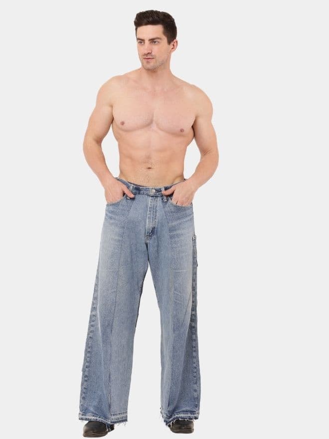 Y2K Rav Skaters Denim Pants alternate